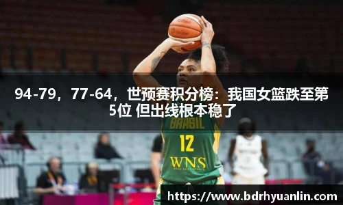 94-79，77-64，世预赛积分榜：我国女篮跌至第5位 但出线根本稳了